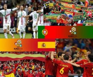 Puzzle Πορτογαλία - Ισπανία, ημιτελικοί Euro 2012